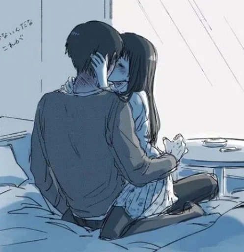 Эмодзи anime couple