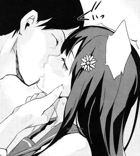 Эмодзи anime couple