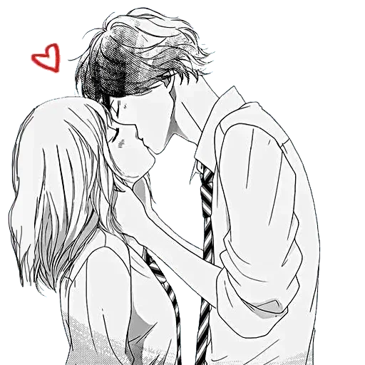 Эмодзи anime couple