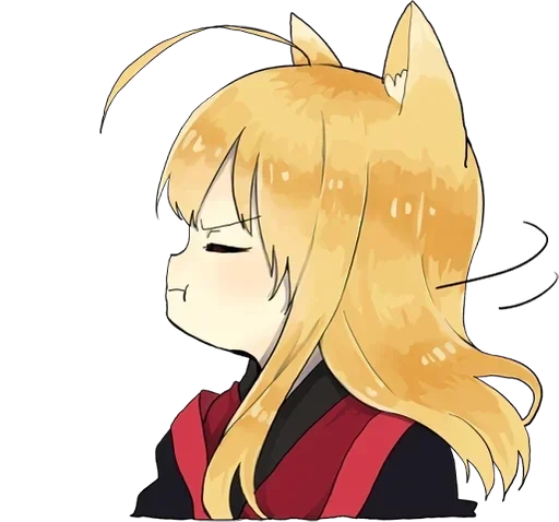 Эмодзи little fox kitsune