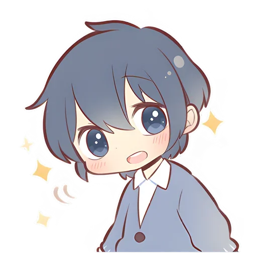 Эмодзи Anime boy and girl