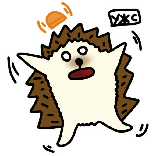 Эмодзи ежики