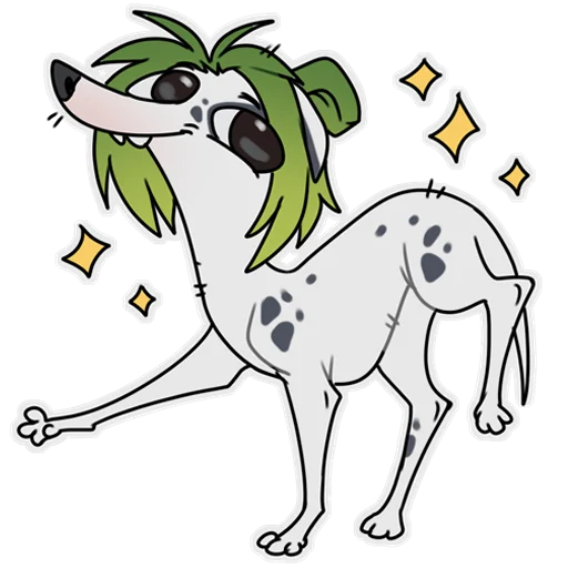 Эмодзи Arya the dog by HattieZAZU