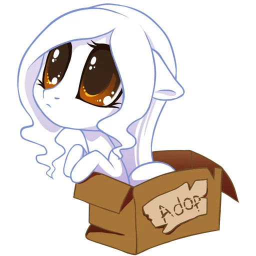 Эмодзи Ashley Arctic Fox