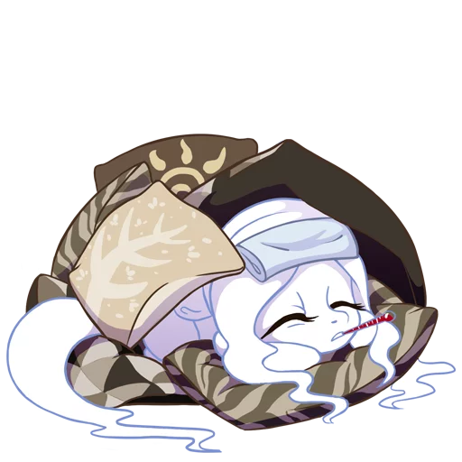 Эмодзи Ashley Arctic Fox