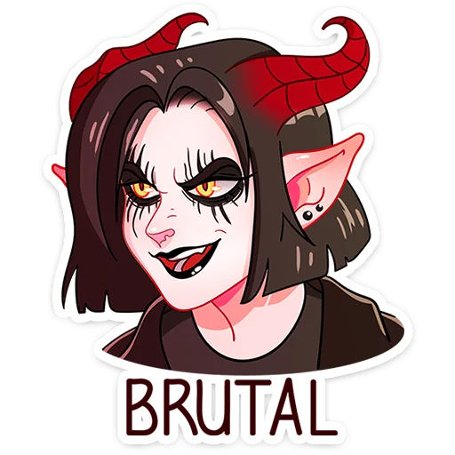 Эмодзи Асмодея и Деймония