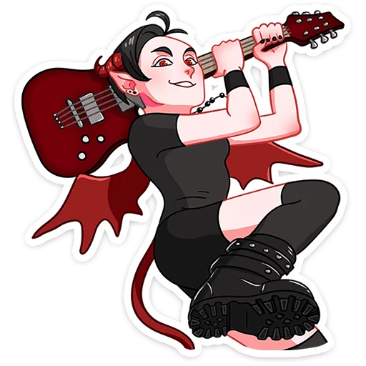 Эмодзи Асмодея и Деймония