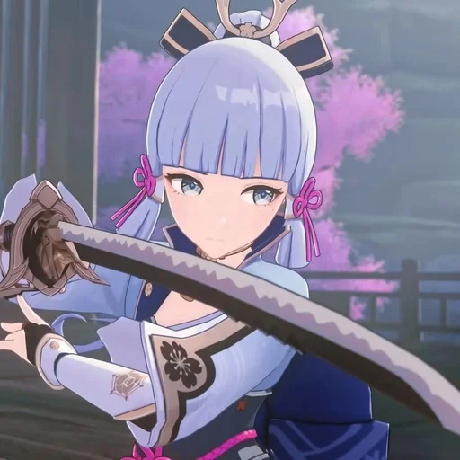 Эмодзи Камисато Аяка