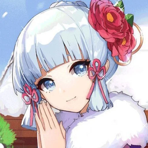 Эмодзи Камисато Аяка