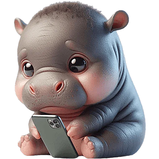 Эмодзи Бегемотик