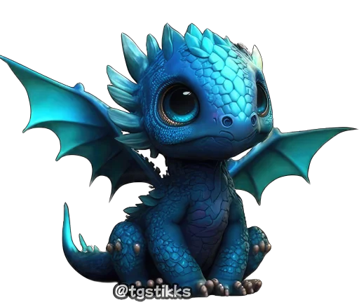 Эмодзи Baby Dragon 2024