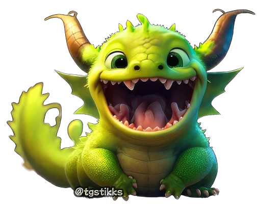 Эмодзи Baby Dragon 2024