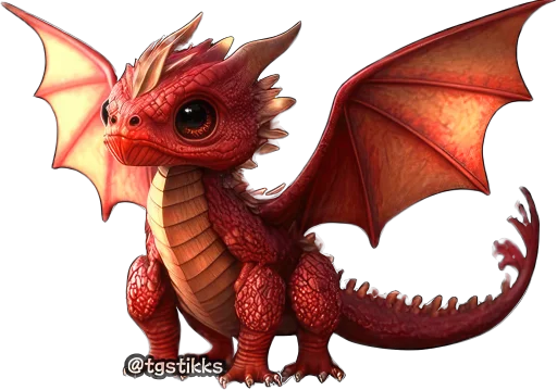 Эмодзи Baby Dragon 2024