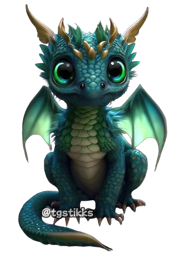 Эмодзи Baby Dragon 2024