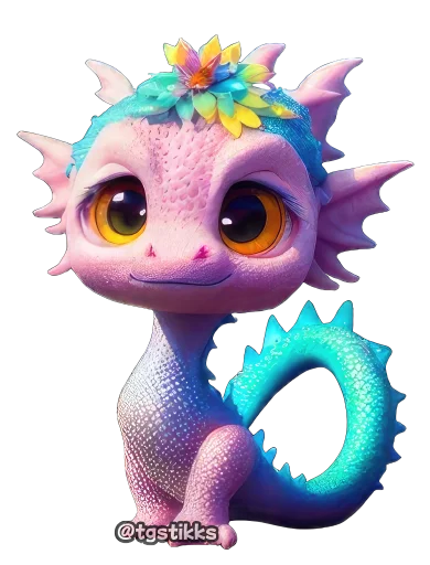 Эмодзи Baby Dragon 2024