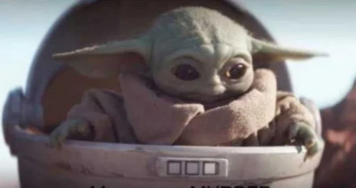 Эмодзи Baby Yoda