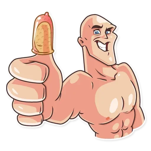 Эмодзи Лысый из brazzers