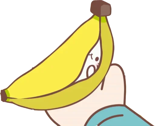 Эмодзи Bananya cat