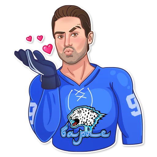 Эмодзи ХК «Барыс»