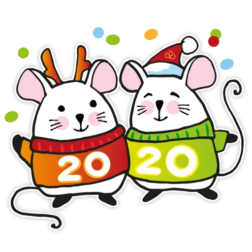 Эмодзи Мышонок Батти