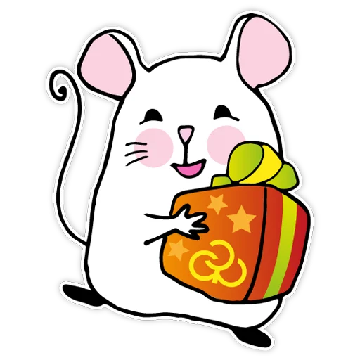 Эмодзи Мышонок Батти