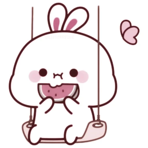 Эмодзи cute bunny
