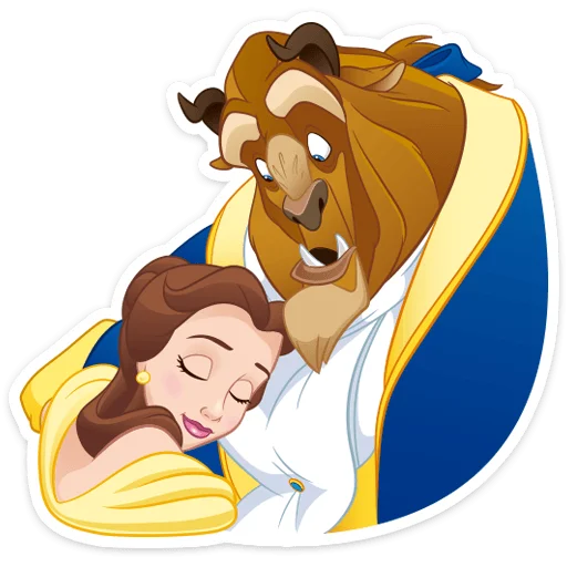 Эмодзи Красавица и Чудовище