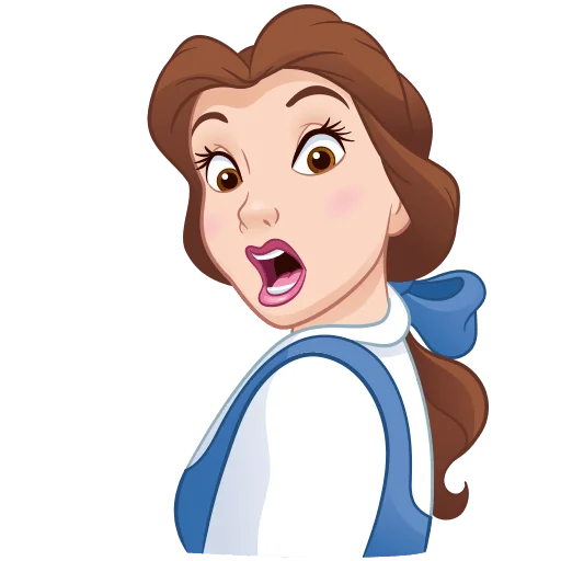 Эмодзи Красавица и Чудовище Без Текста