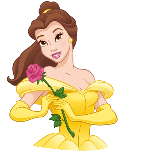 Эмодзи Красавица и Чудовище Без Текста