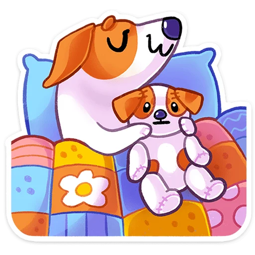 Эмодзи Пёсик Берт