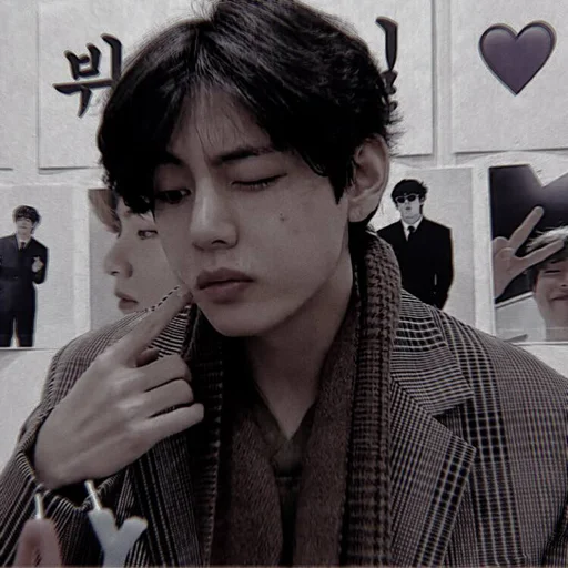 Эмодзи kim taehyung bts