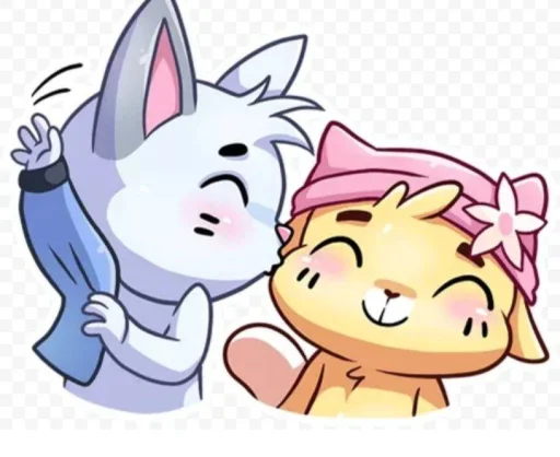 Эмодзи Бисквит и Ванилька