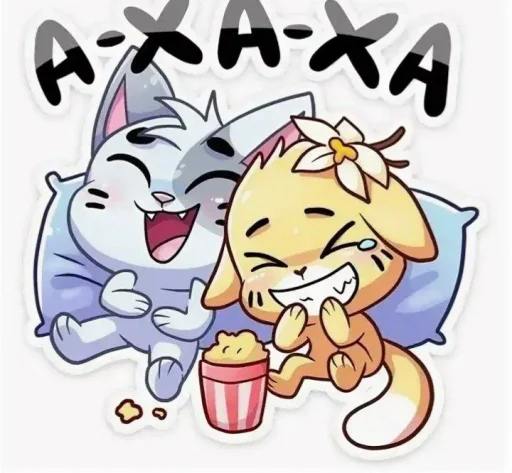 Эмодзи Бисквит и Ванилька