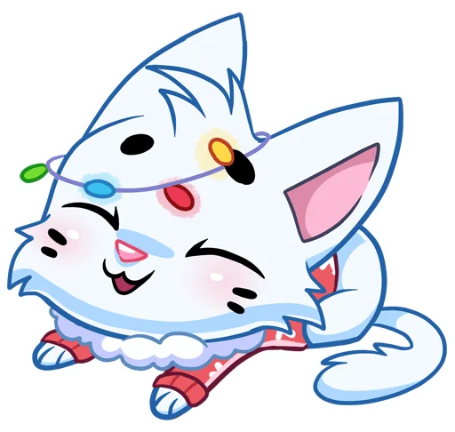 Эмодзи Новогодний Бисквит без текста