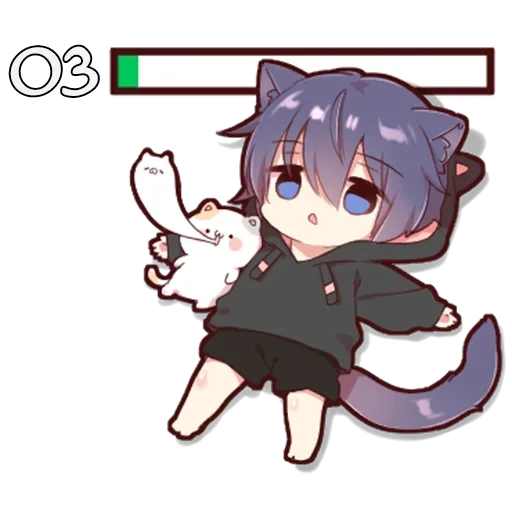 Эмодзи Черный кот
