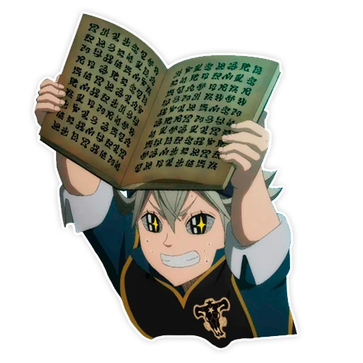 Эмодзи Black clover / Чёрный клевер