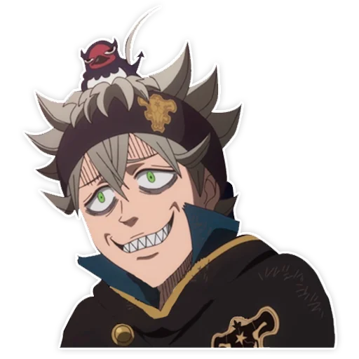 Эмодзи Black clover / Чёрный клевер