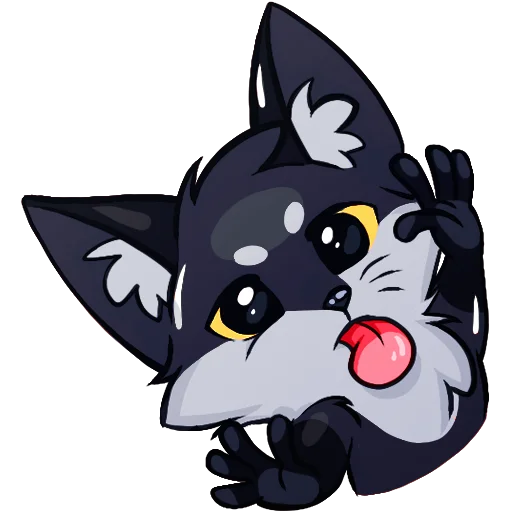 Эмодзи Паппи [Тёмненький]