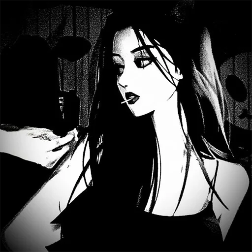 Эмодзи Black and White