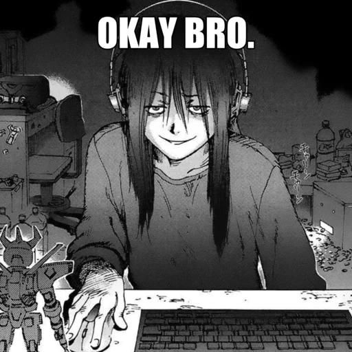 Эмодзи black anime girl