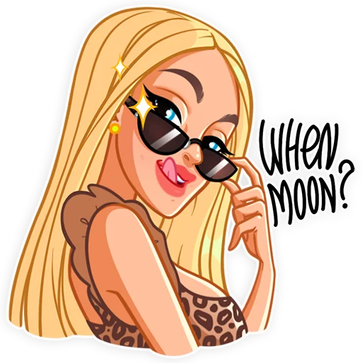 Эмодзи Blondychain