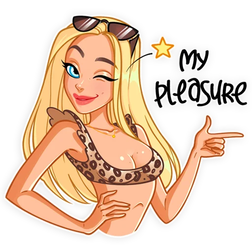 Эмодзи Blondychain