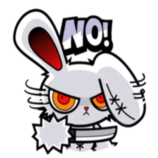 Эмодзи Bloody bunny