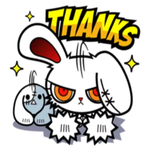 Эмодзи Bloody bunny