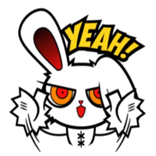 Эмодзи Bloody bunny
