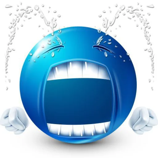 Эмодзи Blue faces