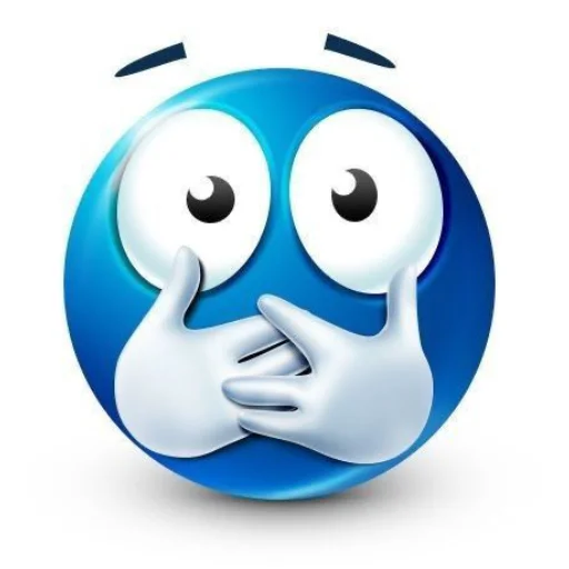 Эмодзи Blue faces