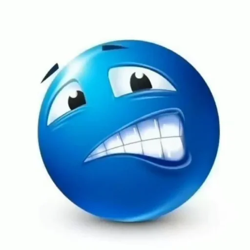 Эмодзи Blue faces