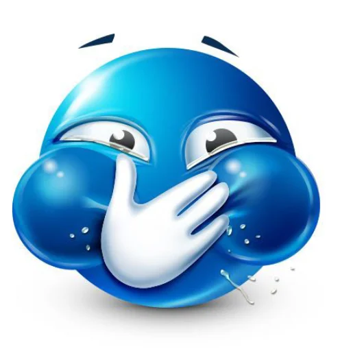 Эмодзи Blue faces