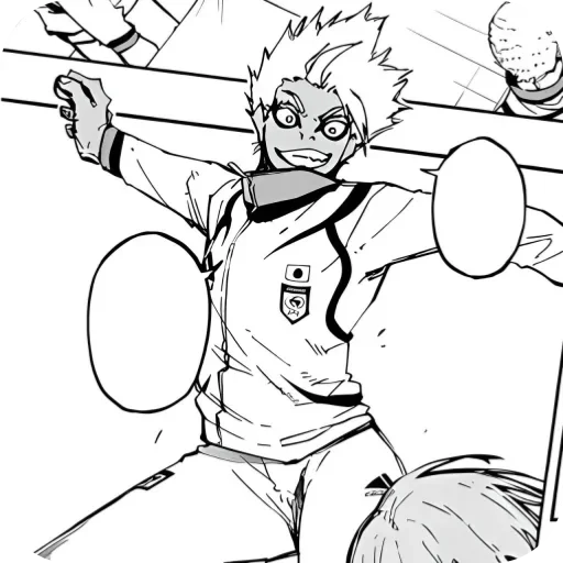 Эмодзи Blue lock